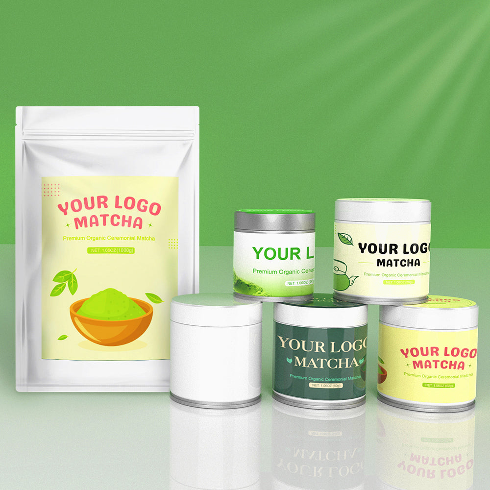 100% Natural Organic Ceremonial Wholesale Custom Private Label Japanese Grade Green Tea Matcha Powder