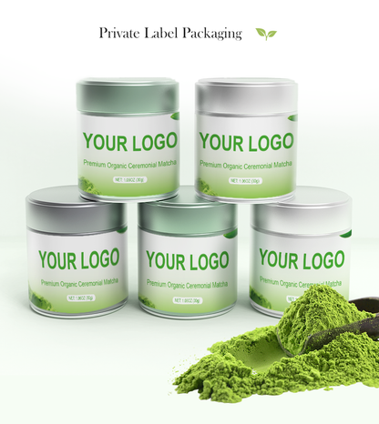 100% Natural Organic Ceremonial Wholesale Custom Private Label Japanese Grade Green Tea Matcha Powder