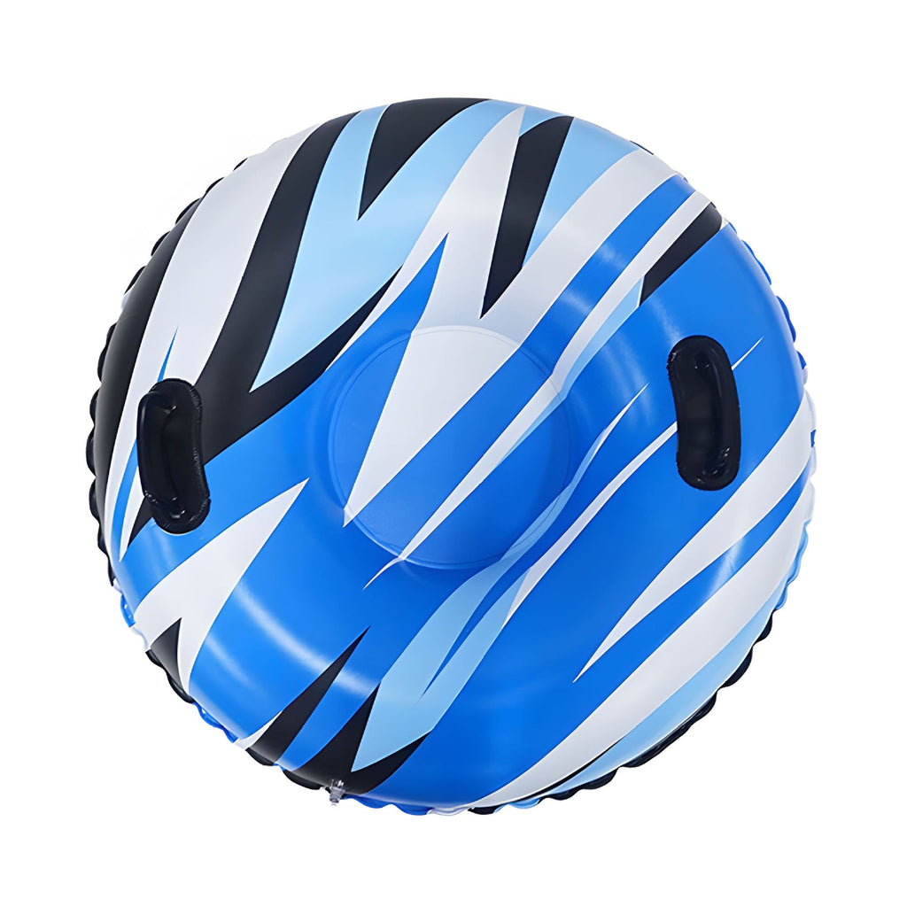 Custom inflatable snow tube inflatable snow sled PVC thickened wear-resistant anti-rollover outdoor snow and beach rainbow slide