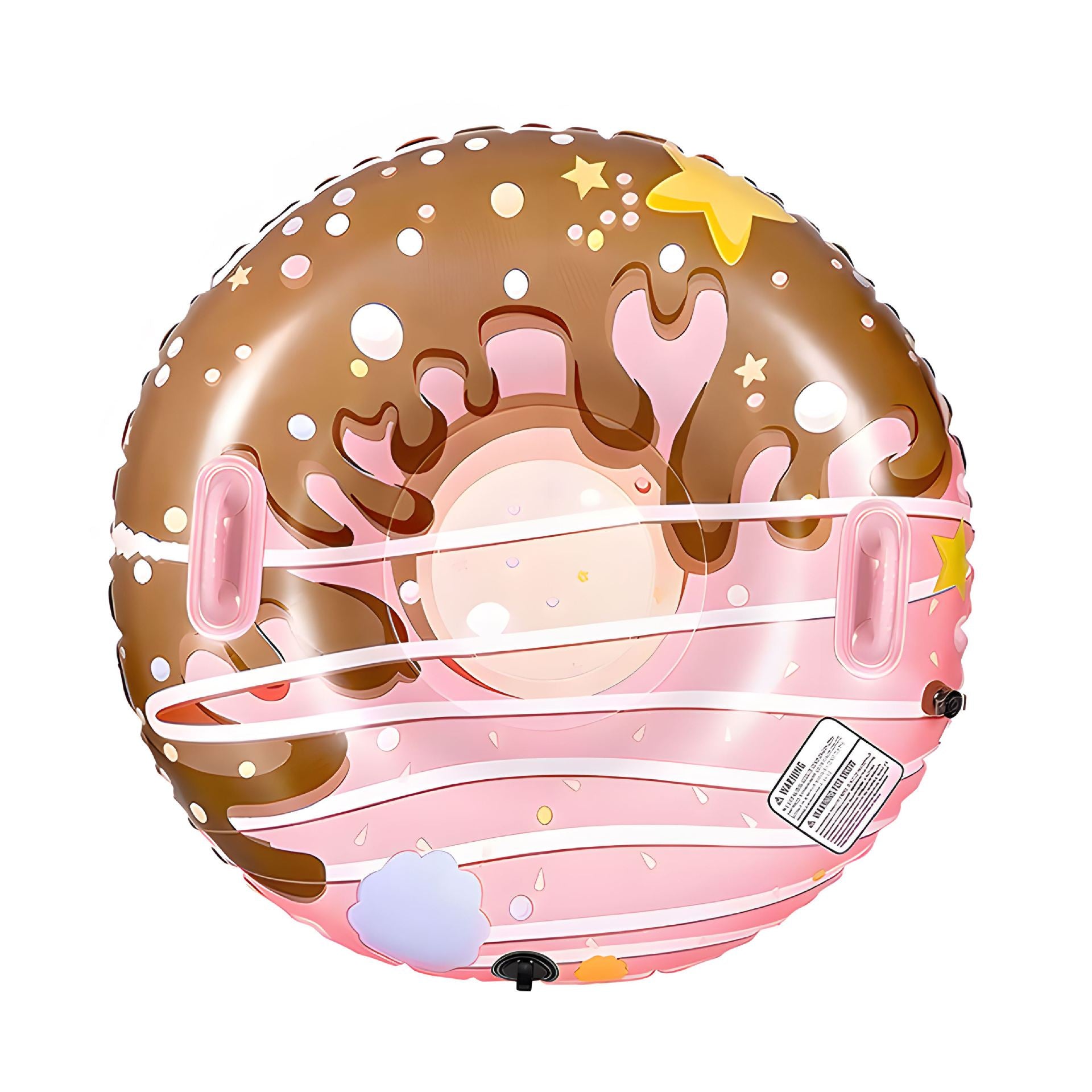 Custom inflatable snow tube inflatable snow sled PVC thickened wear-resistant anti-rollover outdoor snow and beach rainbow slide