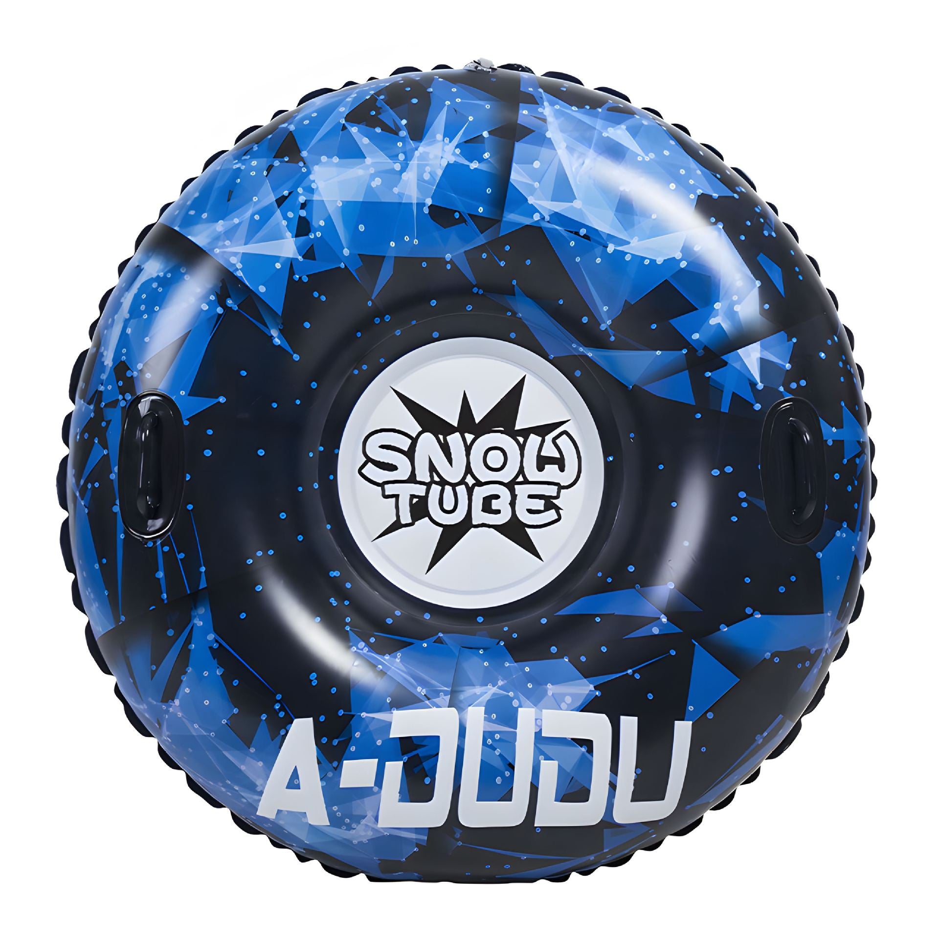 Custom inflatable snow tube inflatable snow sled PVC thickened wear-resistant anti-rollover outdoor snow and beach rainbow slide