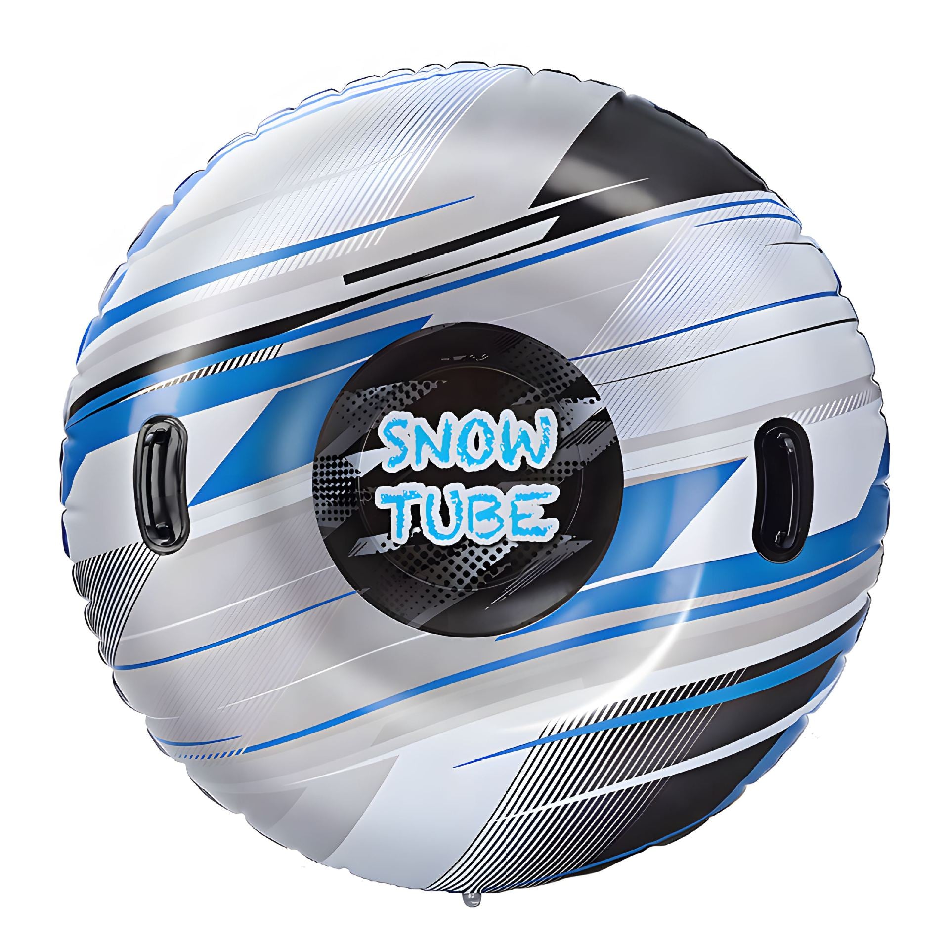 Custom inflatable snow tube inflatable snow sled PVC thickened wear-resistant anti-rollover outdoor snow and beach rainbow slide