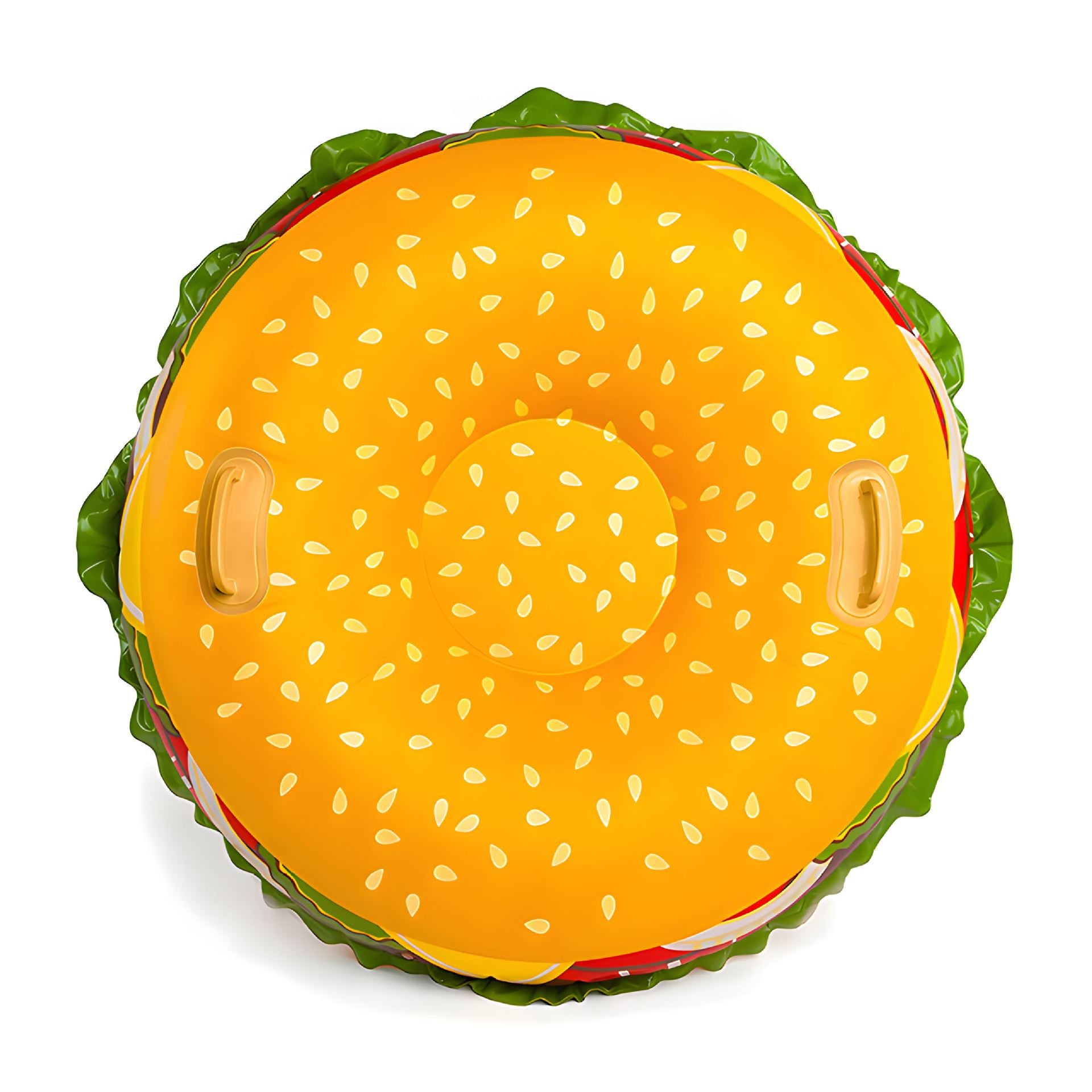 Custom inflatable snow tube inflatable snow sled PVC thickened wear-resistant anti-rollover outdoor snow and beach rainbow slide