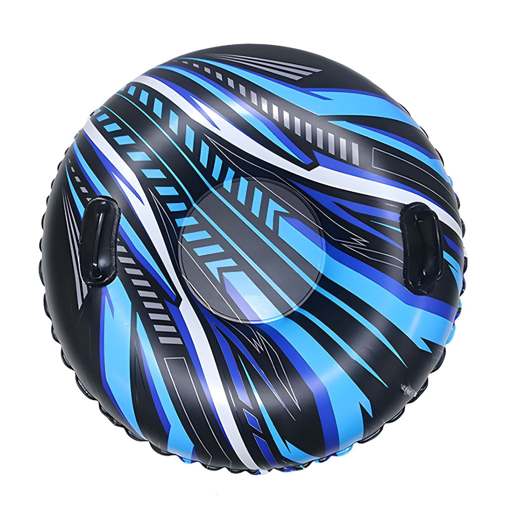 Custom inflatable snow tube inflatable snow sled PVC thickened wear-resistant anti-rollover outdoor snow and beach rainbow slide