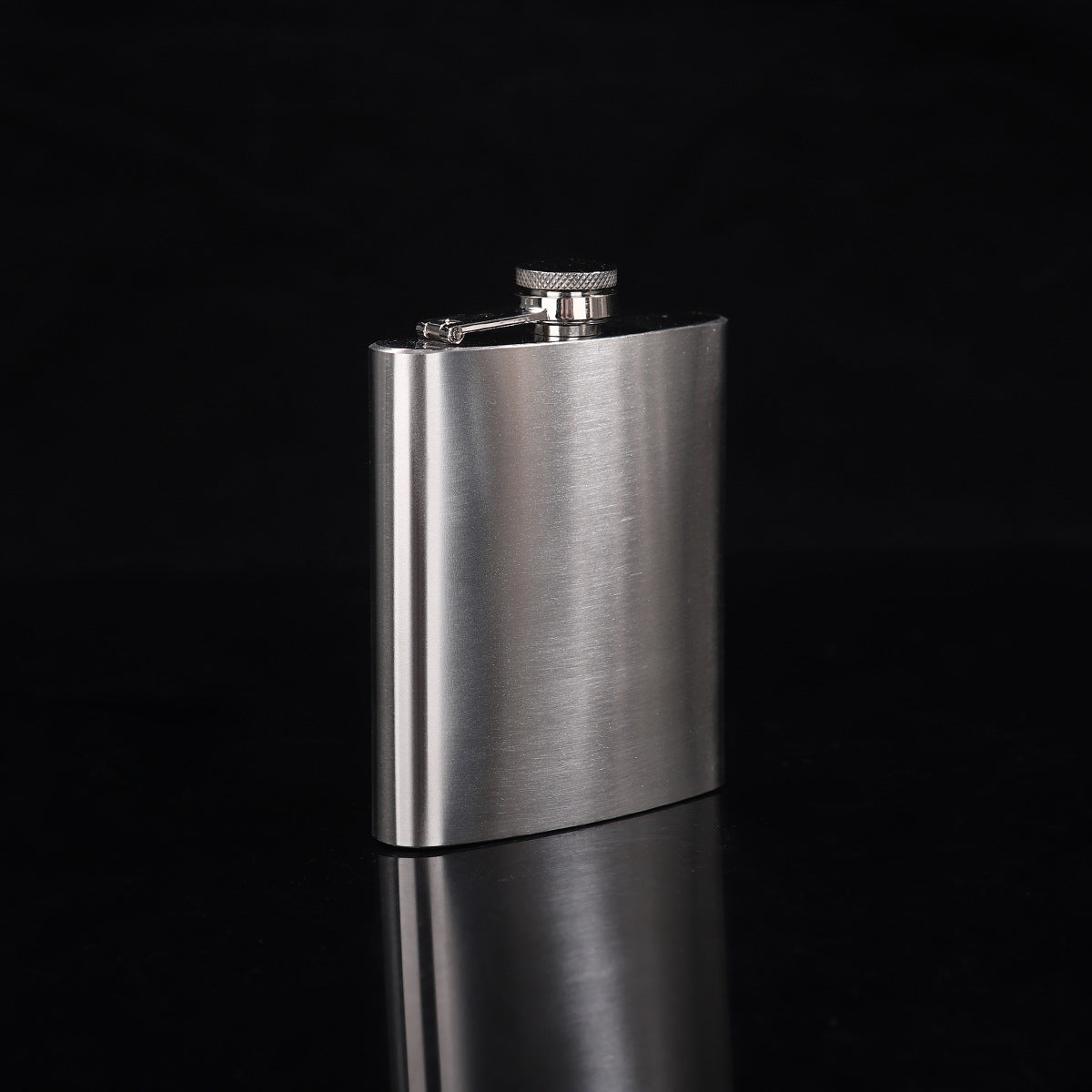 Cross-Border 1-12oz Portable Camping Wine Set 304 Stainless Steel Mini Wine Flask Russian Metal Small Flat Wine Bottle