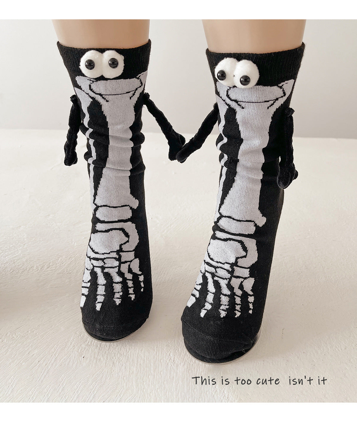 Halloween Pattern Compression Socks Christmas Holding Hands Socks New Export Cross-Border Cycling Running Adult Sports Socks