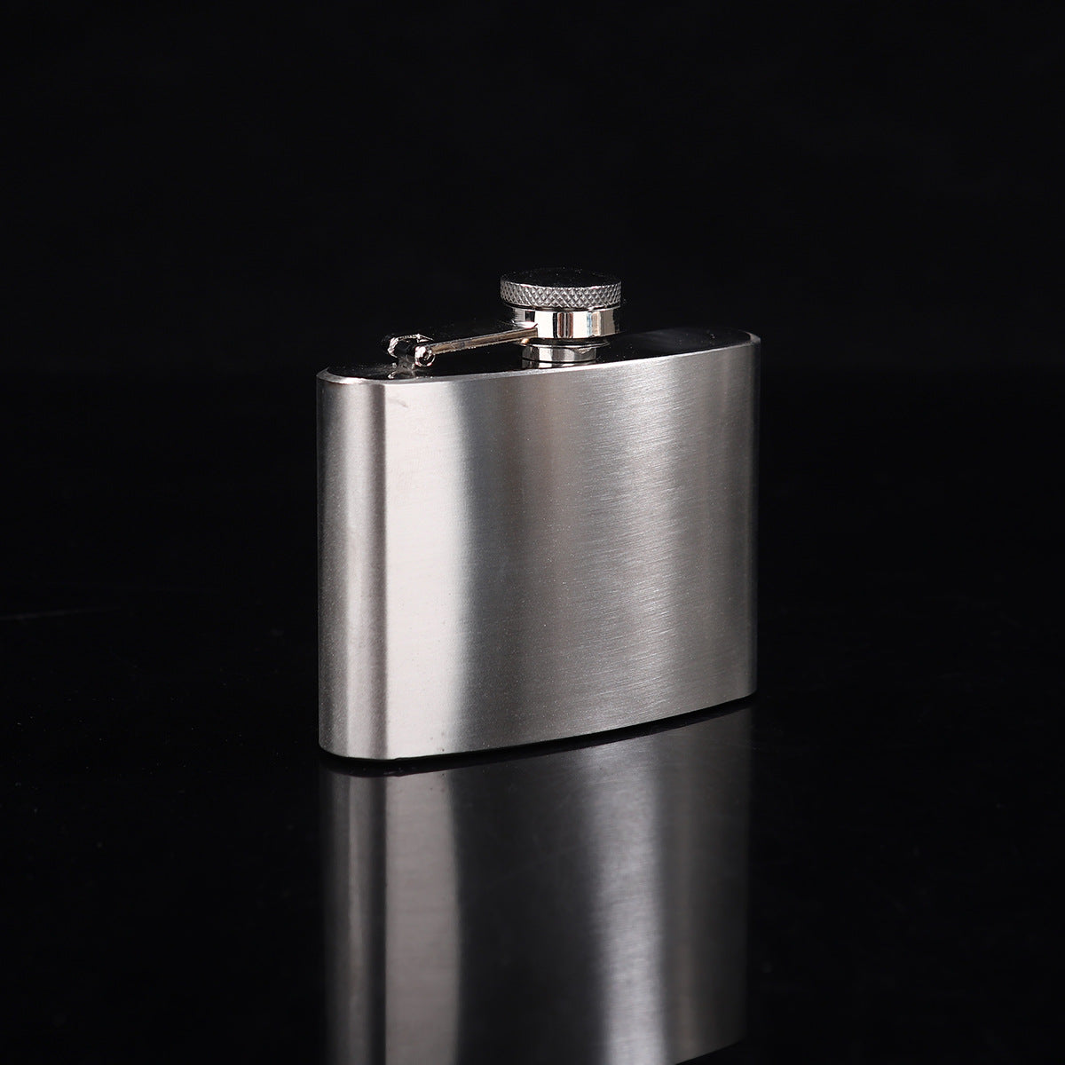 Cross-Border 1-12oz Portable Camping Wine Set 304 Stainless Steel Mini Wine Flask Russian Metal Small Flat Wine Bottle