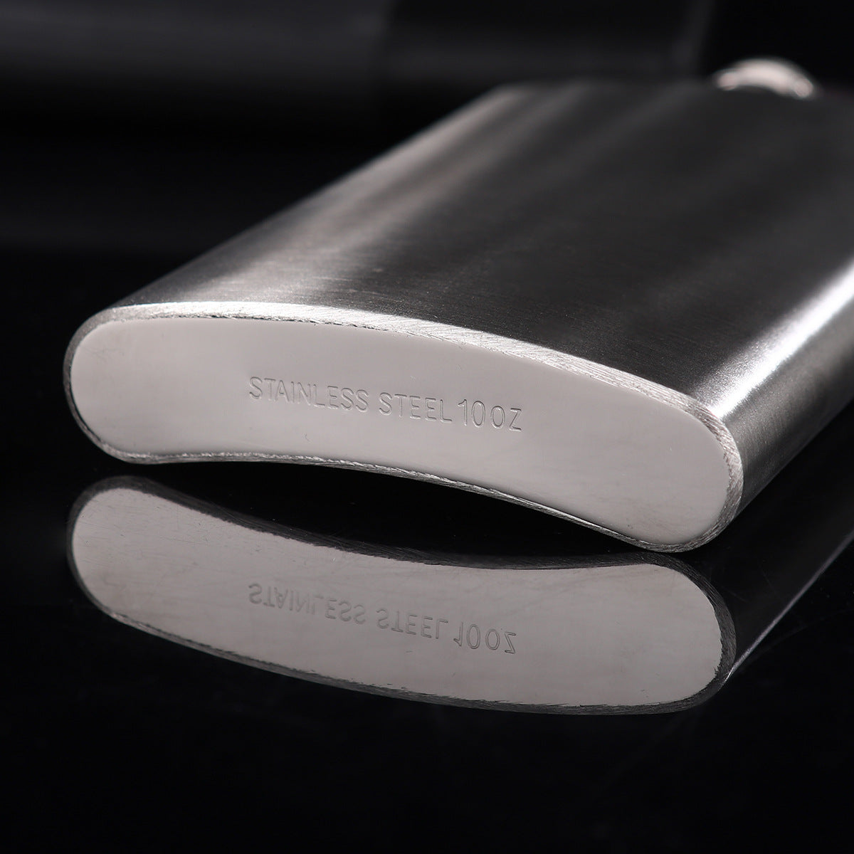 Cross-Border 1-12oz Portable Camping Wine Set 304 Stainless Steel Mini Wine Flask Russian Metal Small Flat Wine Bottle