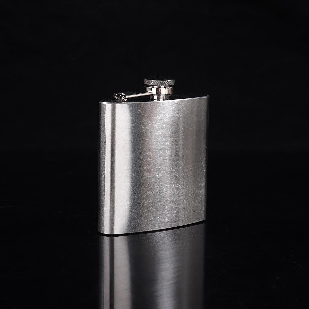 Cross-Border 1-12oz Portable Camping Wine Set 304 Stainless Steel Mini Wine Flask Russian Metal Small Flat Wine Bottle