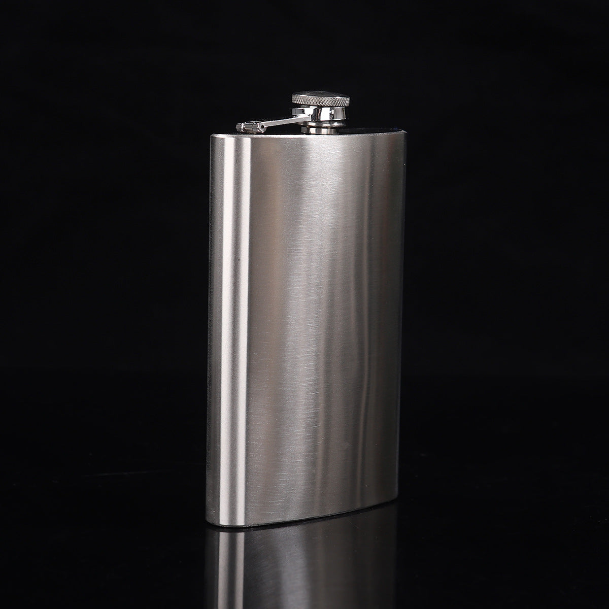 Cross-Border 1-12oz Portable Camping Wine Set 304 Stainless Steel Mini Wine Flask Russian Metal Small Flat Wine Bottle