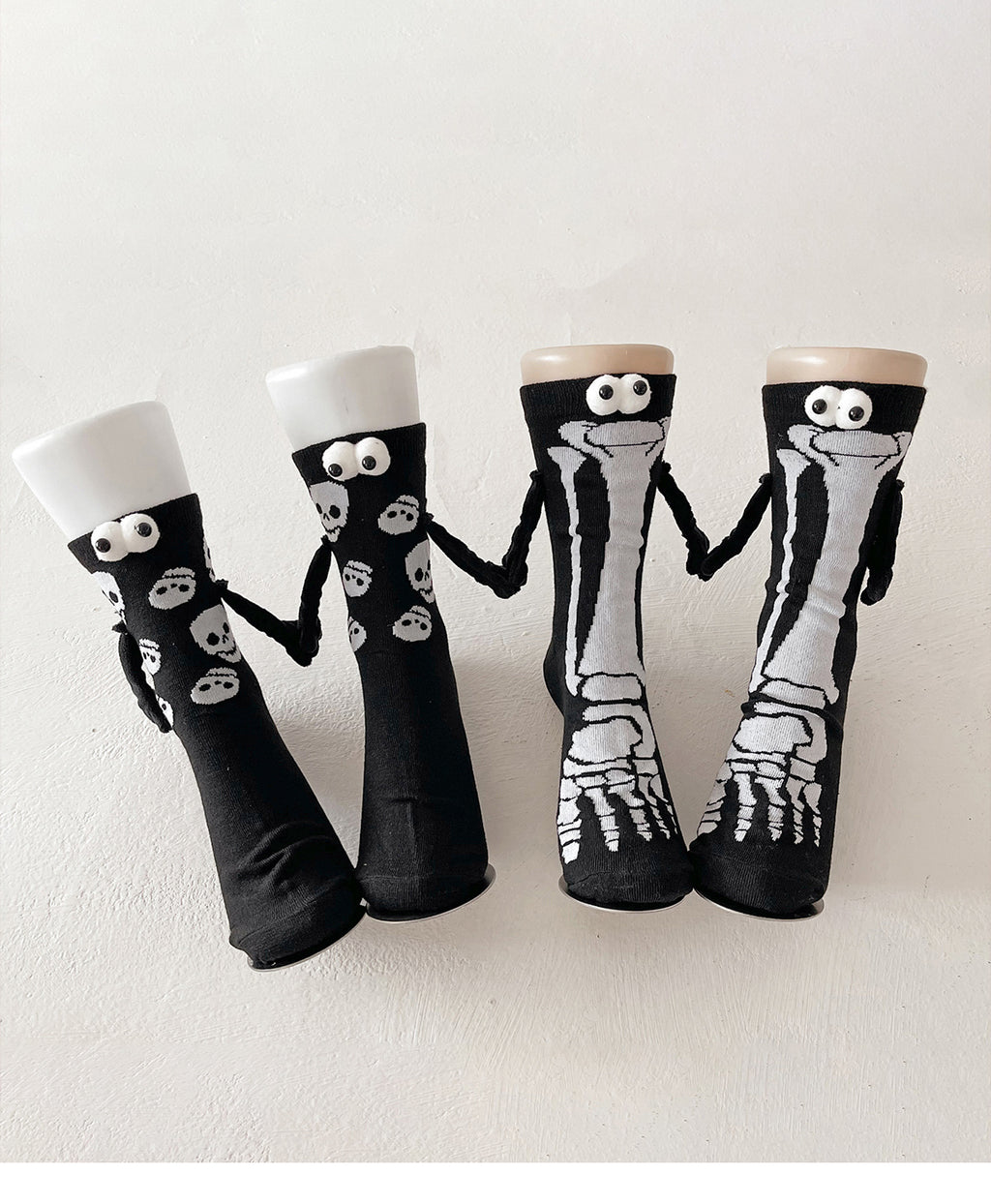 Halloween Pattern Compression Socks Christmas Holding Hands Socks New Export Cross-Border Cycling Running Adult Sports Socks