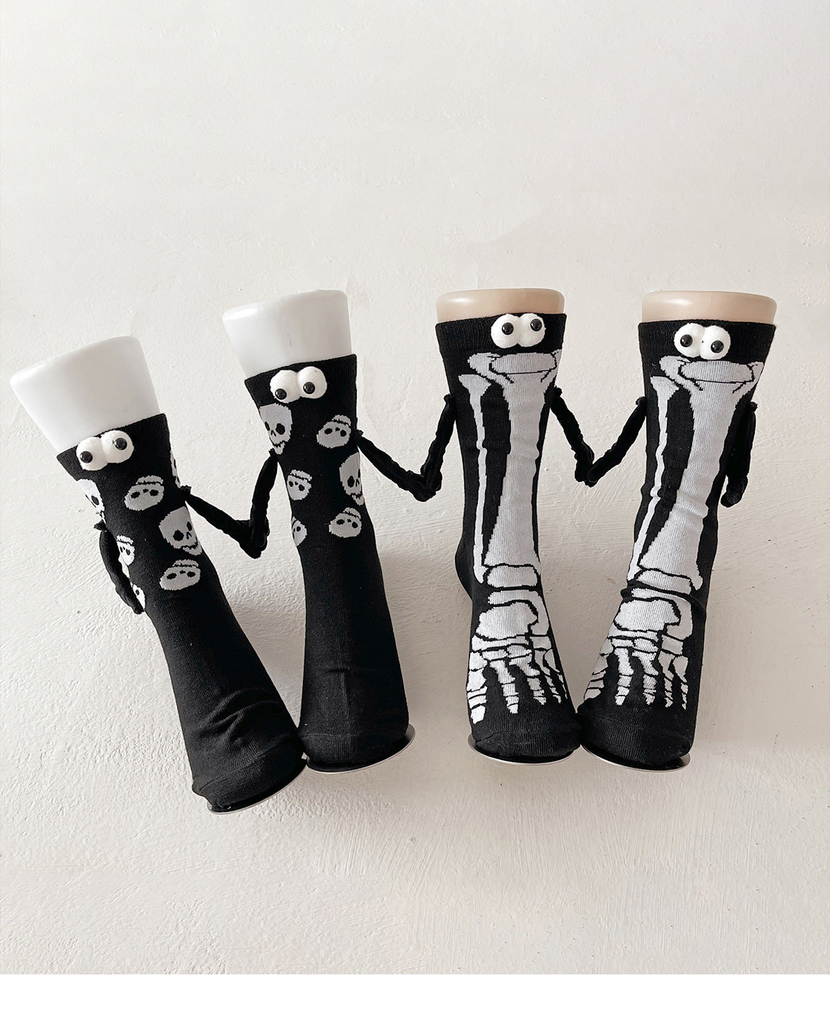 Halloween Pattern Compression Socks Christmas Holding Hands Socks New Export Cross-Border Cycling Running Adult Sports Socks