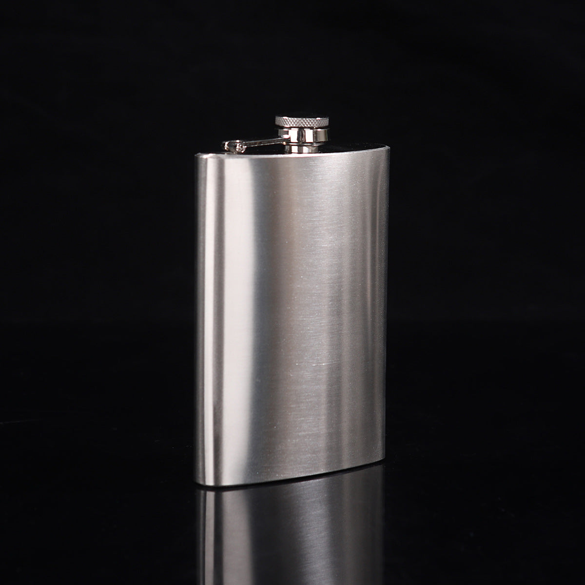 Cross-Border 1-12oz Portable Camping Wine Set 304 Stainless Steel Mini Wine Flask Russian Metal Small Flat Wine Bottle