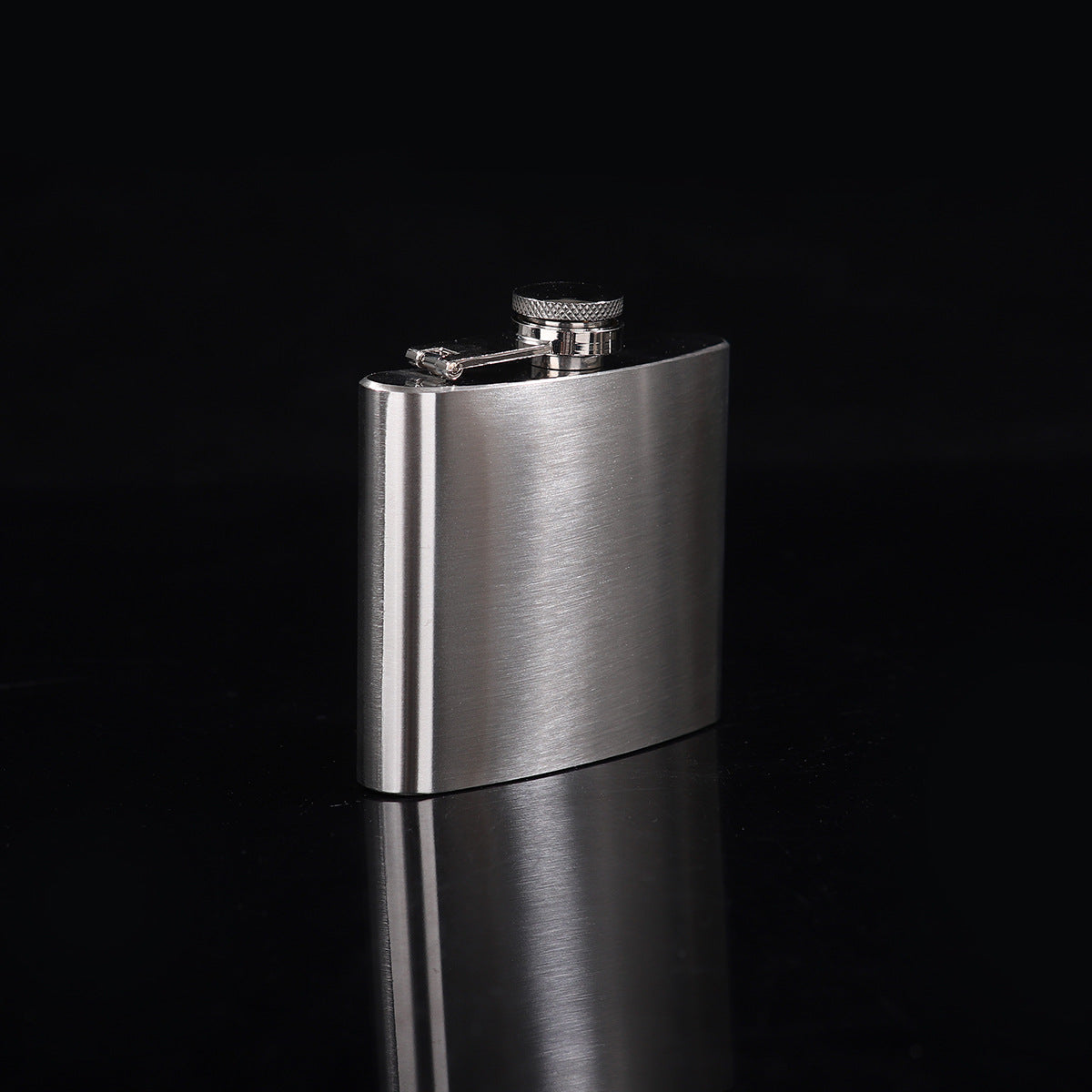 Cross-Border 1-12oz Portable Camping Wine Set 304 Stainless Steel Mini Wine Flask Russian Metal Small Flat Wine Bottle